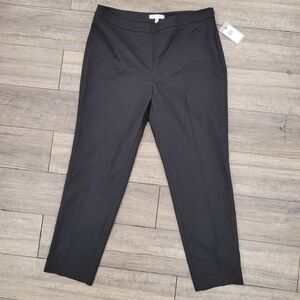 Chaus Women's Black Tailored Ankle Pants, NWT Sz 12